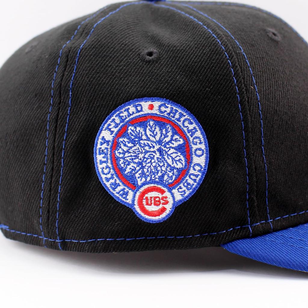New Era Keps RC9FIFTY Chicago Cubs MLB WRIGLEY FIELD RETRO CROWN SNAPBACK KEPP SVART CHICAGO CUBS 950 Hatt Retro Crown [Begagnad]