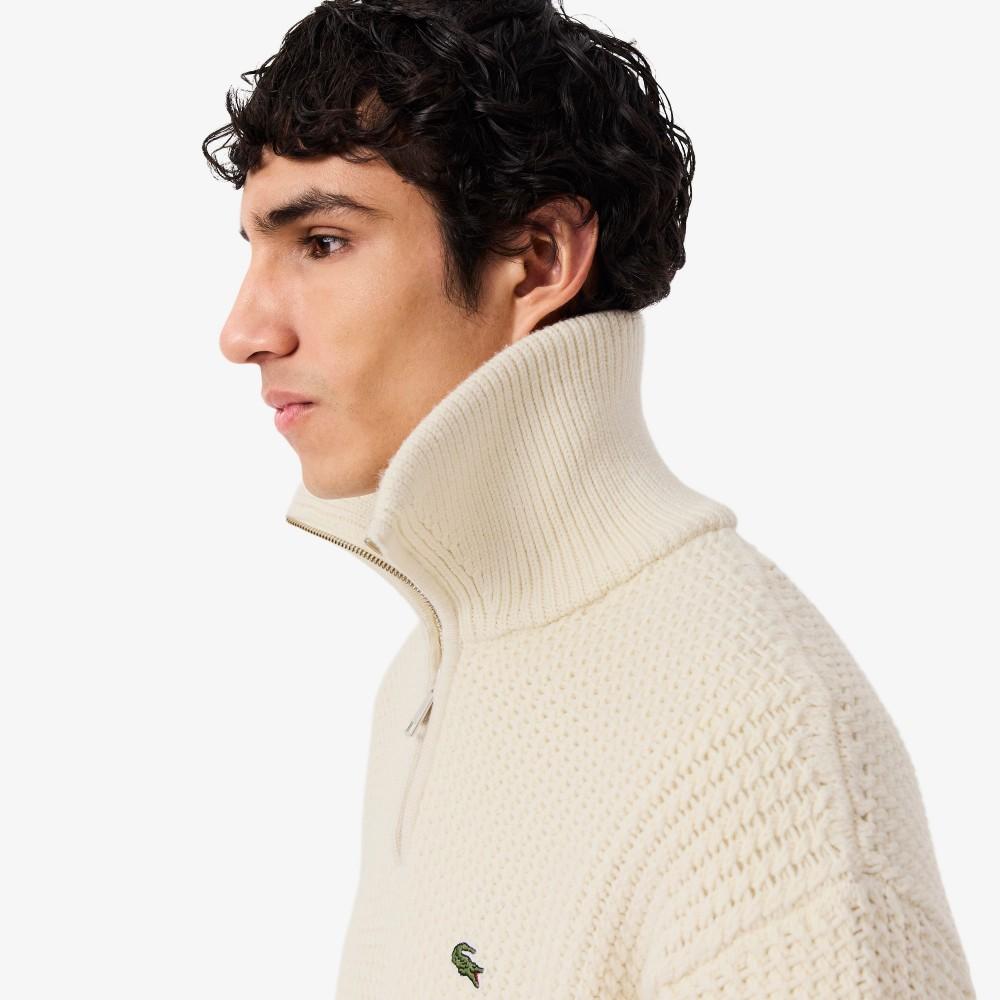 Lacoste Men's Scasi Knit Collar Sweater AH5205-55NXFJ