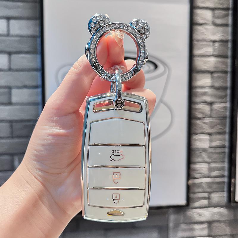 Tpu Car Remote Key Case Cover Protect Shell Fob For Hyundai  Genesis G70 G80 Eq900 G90 3 4 Bottons Accessories