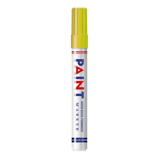 Marcador de Tinta de Grande Capacidade para Retoque de Carro Impermeável Resistente ao Desbotamento Caneta à Base de Óleo para Metal Pneu Madeira Secagem Rápida Caneta de Reparo para Inscrição em Pedra