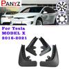 For Tesla MODEL X 2016- Mudflaps Splash Guard Mud Flap Mudguards Front Rear Fender Flare Car Styling Accessories
