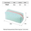 Fashionable Plush Cosmetic Pouch Portable Women's Cosmetic Organizer Clutch Storage Bag Lightweight Travel Makeup Bag