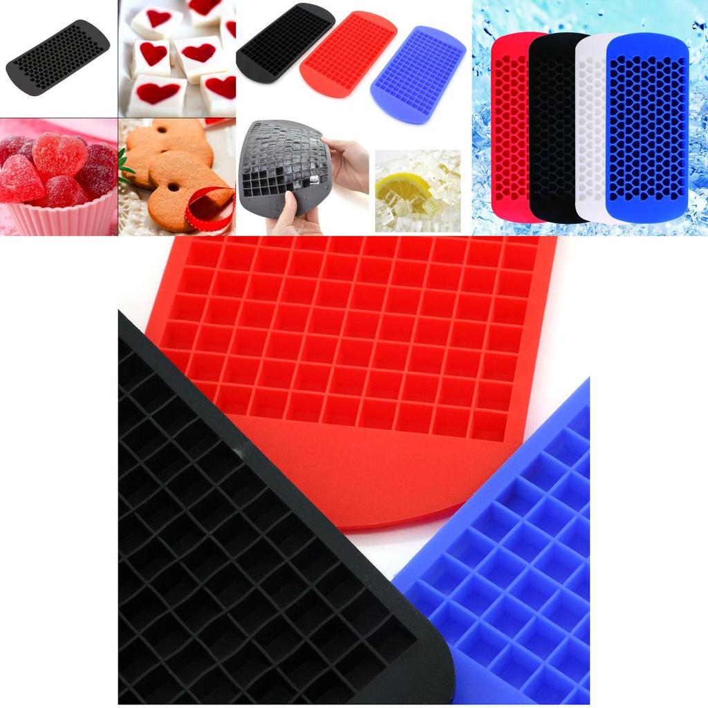 Premium Quality 160-cell Ice Cube Tray Silicone Mold For Effortless Ice Making