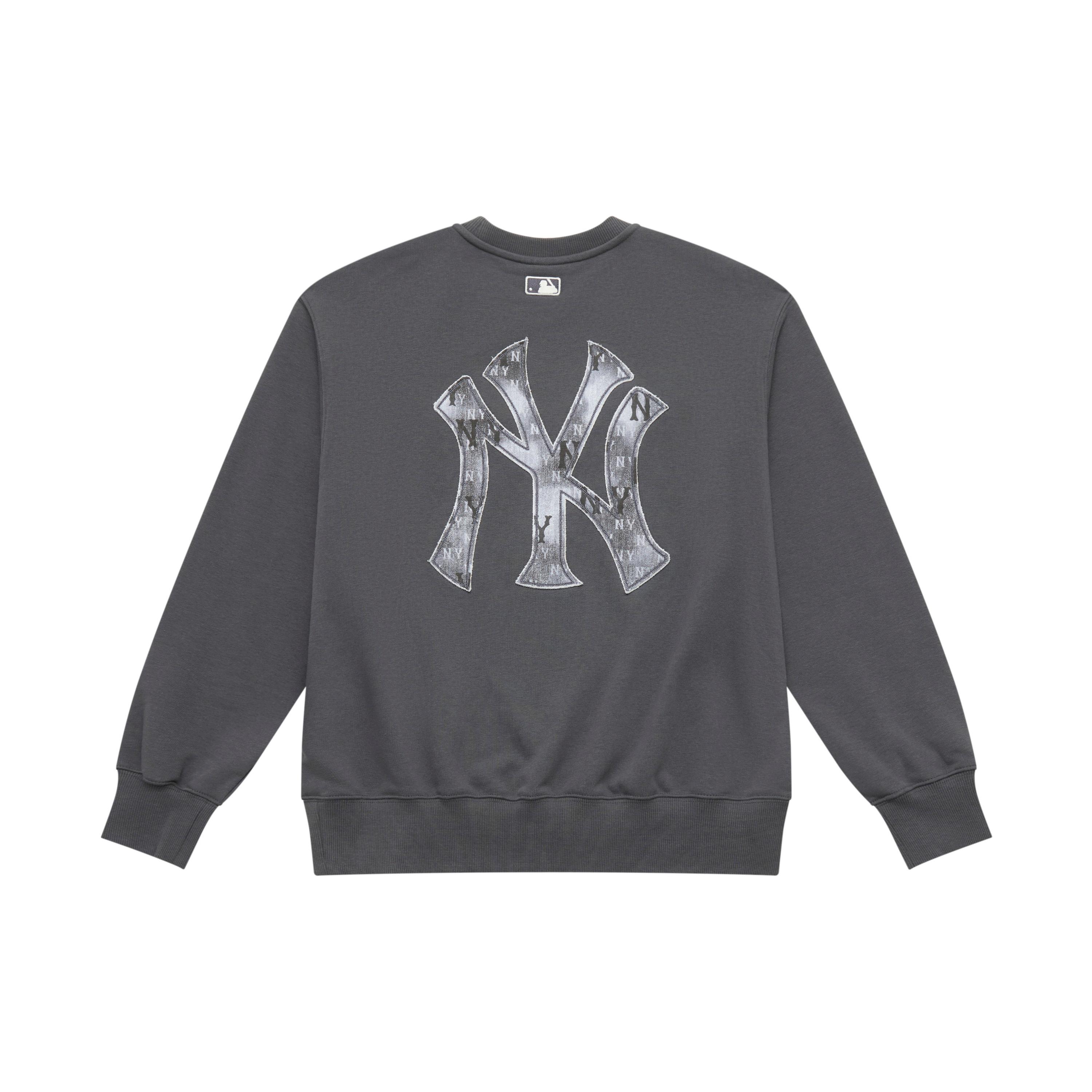 

New MLB MONOGRAM Collection New York Yankees 25FW Sweatshirt Unisex Standard Charcoal Gray 3AMTM0754-50CGS M