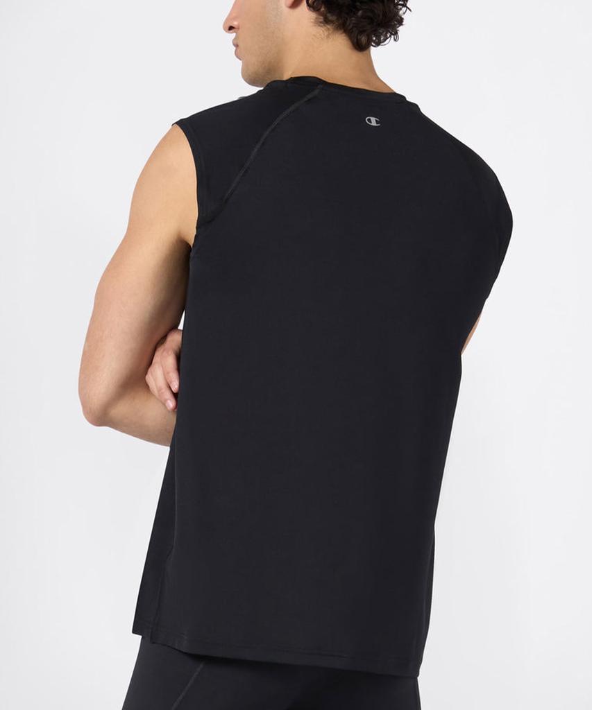 Champion Reflective Logo Athletic Sleeveless Black