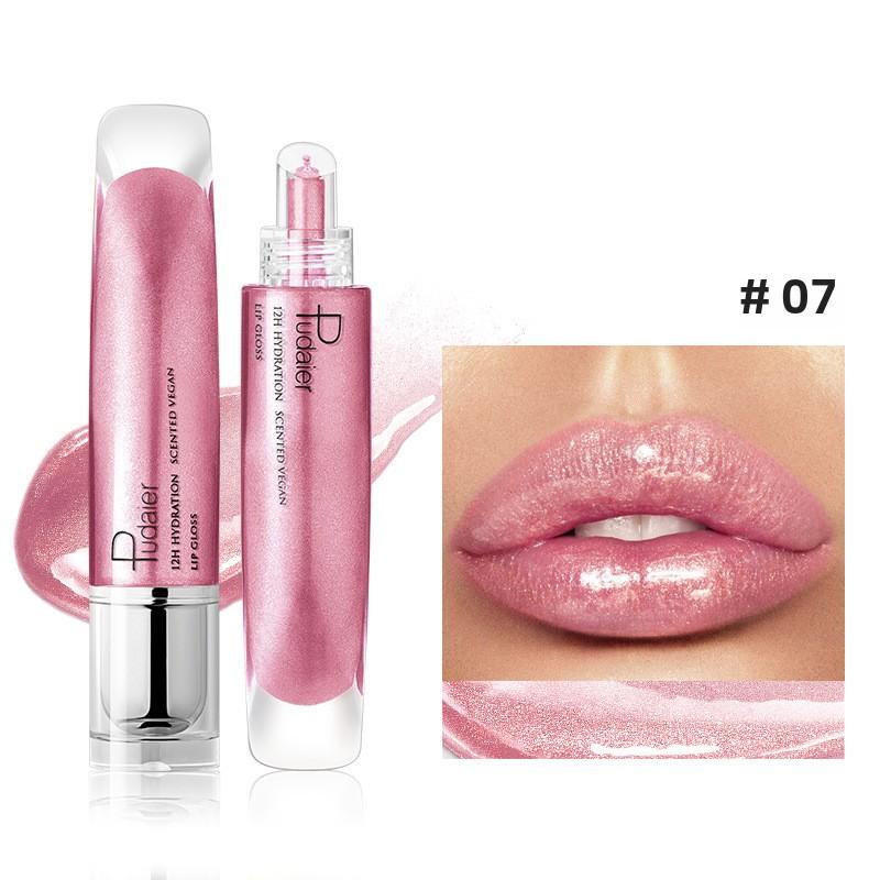 

Жидкий блеск для губ Pudaier Mirror Shine, мерцающий лак, легкая глазурь для губ, увлажняющая, придающая объем и стойкий эффект