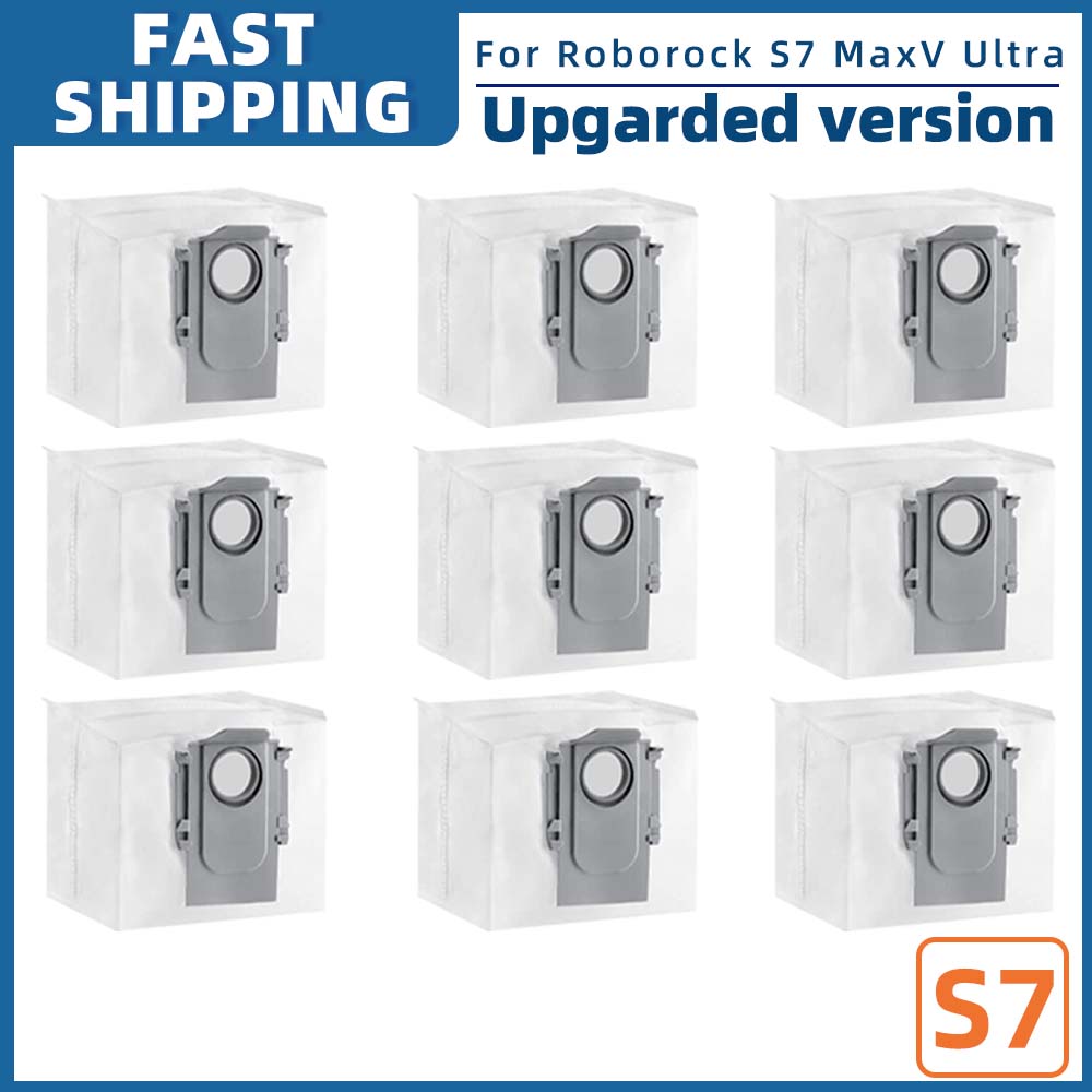 Compatible For ( Roborock S7 Max V Ultra, S7 Max V Plus, S7 Pro Ultra, G10S Pro ) Roller Side Brush Filter Mop Dust Bag Part