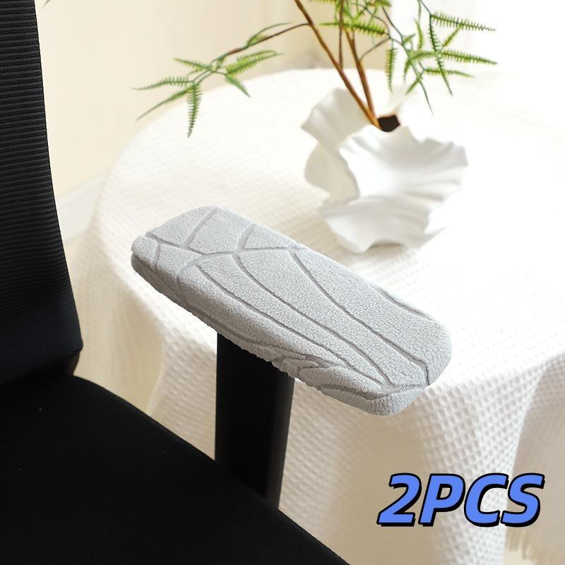 2Pcs Office Chair Armrest Covers Soft Comfort Anti-Scratch Arm Protector Sleeve for Home Office Rotating Executive Chairs