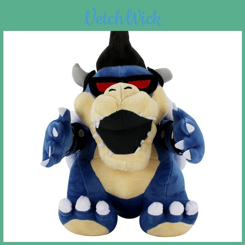 Peluche Douce Haute Qualité Nouveau Super Mario Bros. Peluche Animal en Peluche Koopa Os Bowser Sombre 12 Pouces