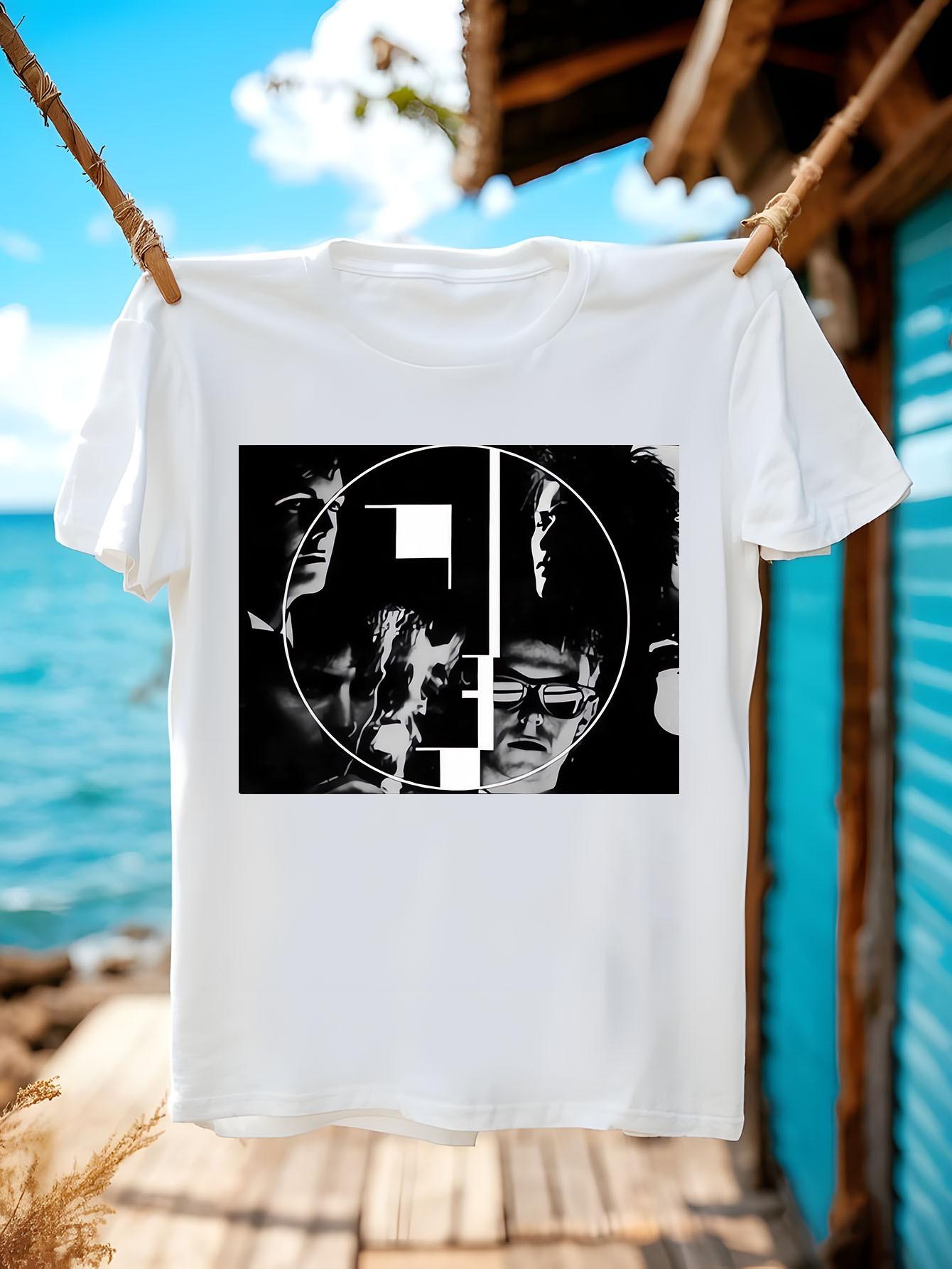 Vintage Bauhaus Band Graphic Tshirt White Crew Neck Tee w... XXL