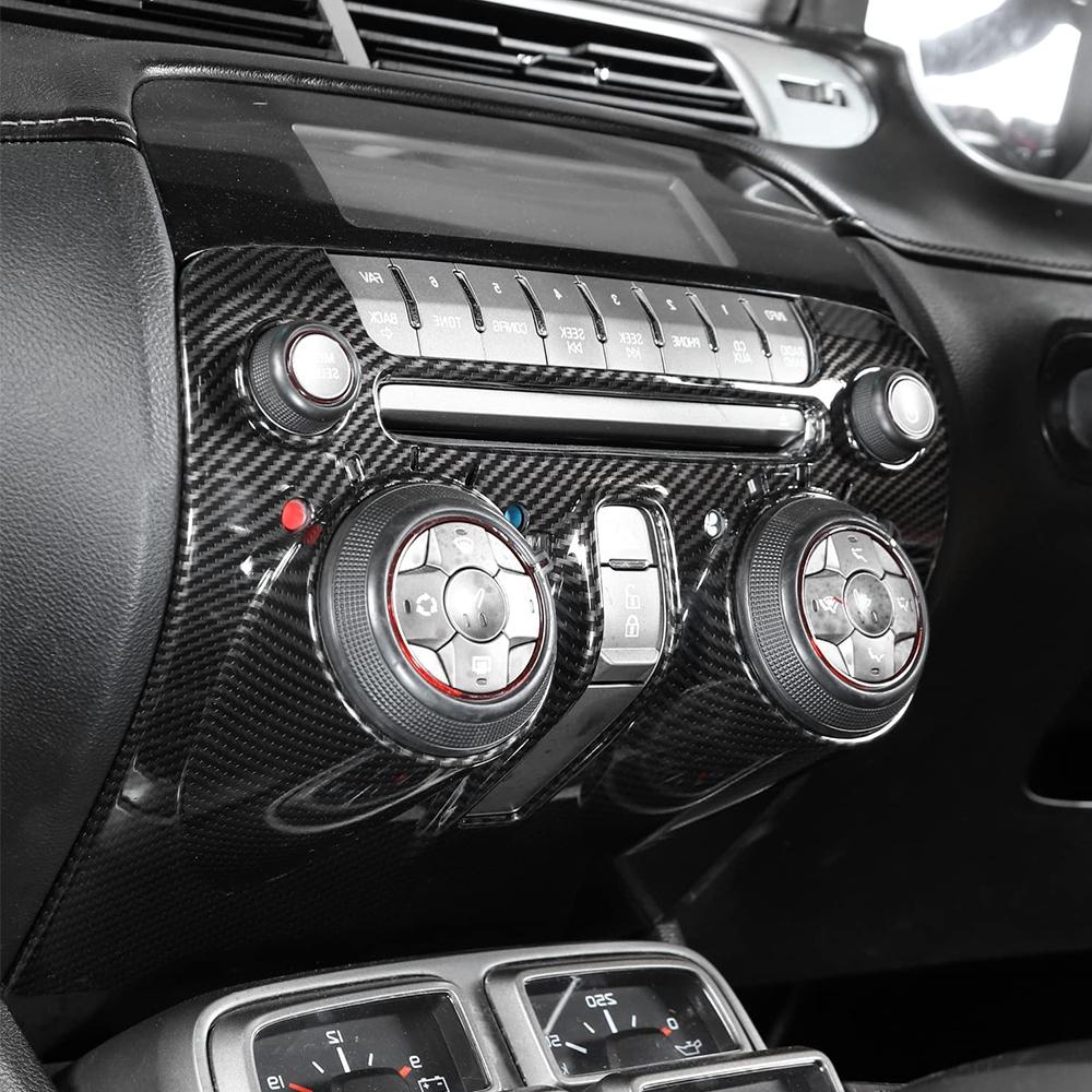 Center Console Multimedia Panel Decoration Cover for Chevrolet Camaro 2010 2011 2012 2013 2014 2015 Car Interior Accessories