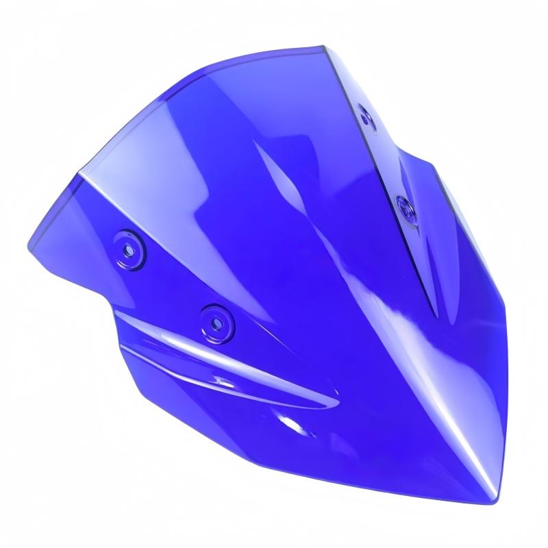 Motorcycle Windshield Air Deflector Front Windshield Flow Guide Plate Double Bubble for Kawasaki Z 400 Z400 -