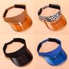 Summer Pvc Sun Hat With Extended Brim For Outdoor Beach Activities And Casual Wear