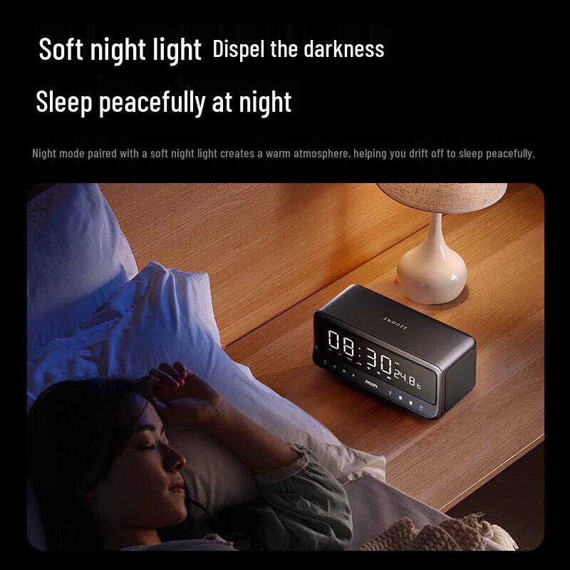 Philips TAS3609 Bluetooth Speaker with Alarm Clock