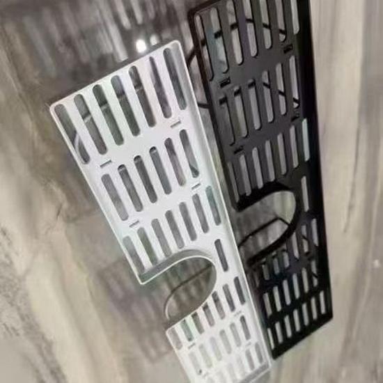 Wall-Mounted Bathroom Mirror Shelf and Vanity Sink Storage Rack
