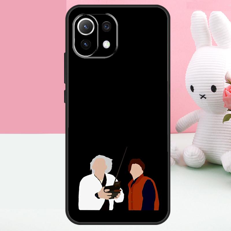 Retro Back To The Future Case For Xiaomi 13 11T 12T Pro 12 Lite 12X Cover For POCO F5 Pro X3 X4 X5 Pro M5 F4 GT F3