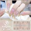 Three-dimensional Waterproof No-bake Gel Nail Polish Film Full Sticker European and American Sexy Nail Film Paper Nail Film Paper