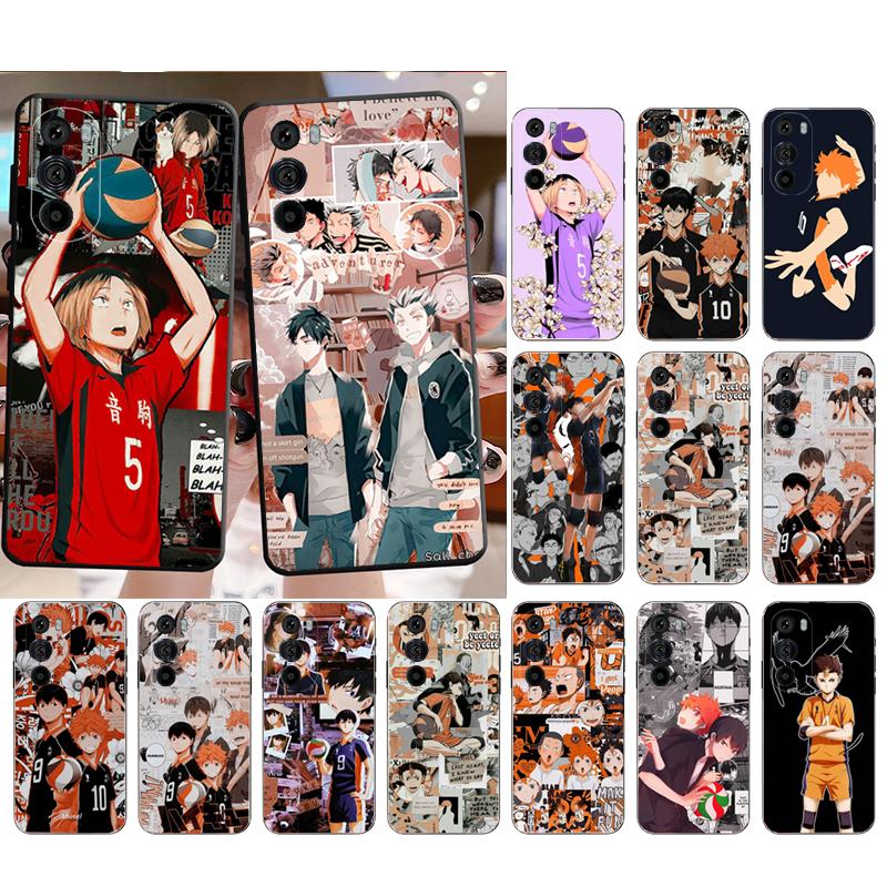 Phone Case For Motorola Edge 50 40 Pro 60 50 40 30 Ultra Neo Fusion G85 G72 G53 G54 G84 G13 G32 Haikyuu Hinata Attacks Anime