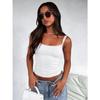 GMXIA Halter Tank Top Women's Summer Sexy Slim Short Spice Girls Solid Color Base Shirt