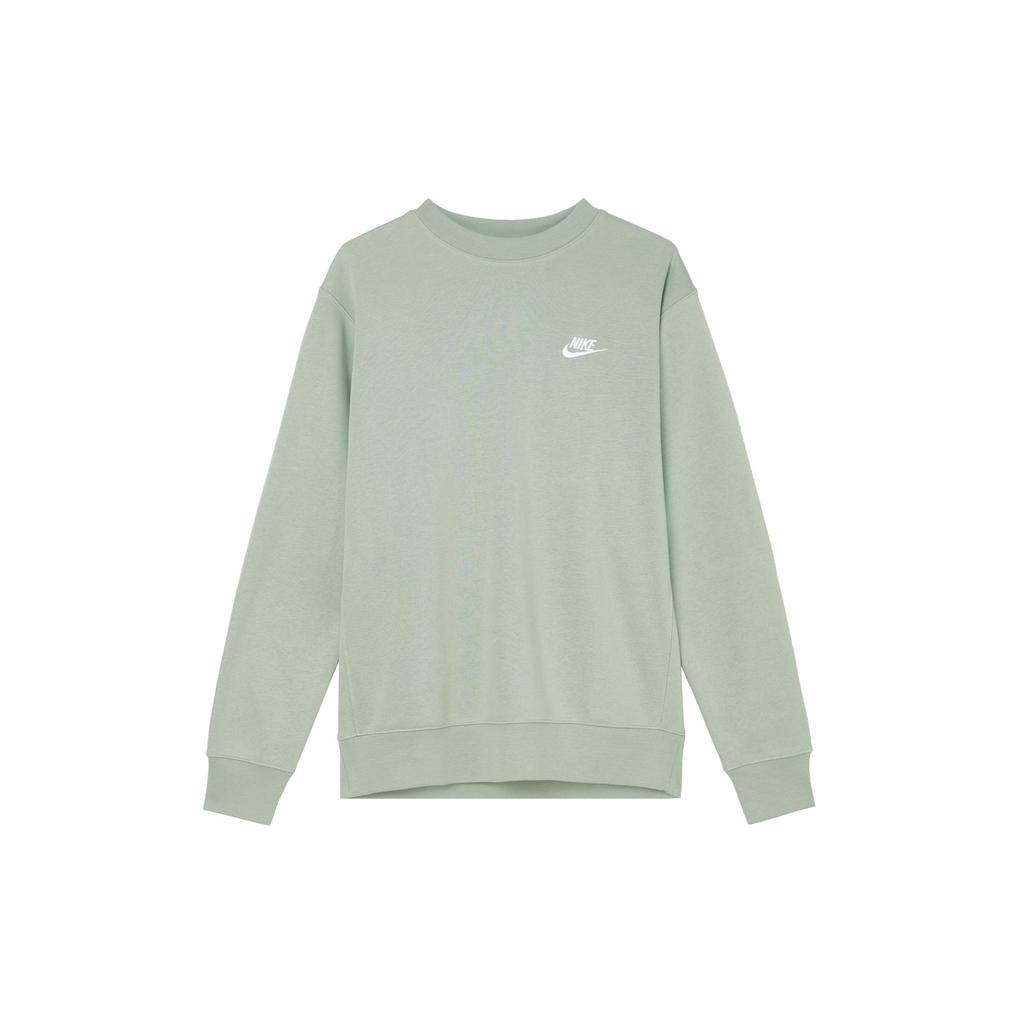 Nike Sportswear Club FW24 Fleece Solid Color Pullover Long Sleeve Sweatshirt Men Sweatshirt Horizon-Green BV2663371