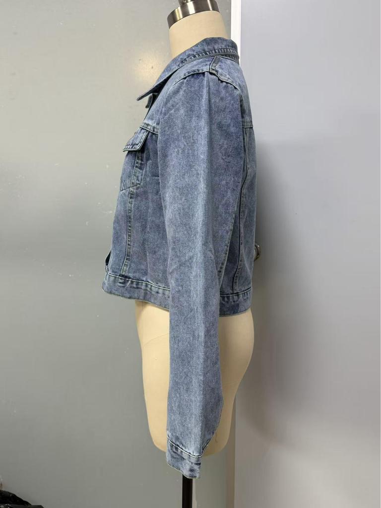 Retro Women's Short Denim Jacket