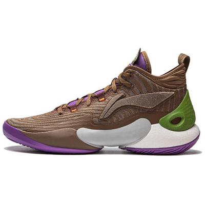 Scarpe da Basket Li Ning Yu Shuai 18 Uomo Sneakers Marrone ABAU087-1