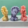 Pretty Girl Decoration 3D Candle Soap Mould  Candle Epoxy Mold Handmade Candle  Wax Soap Molds for Decorations