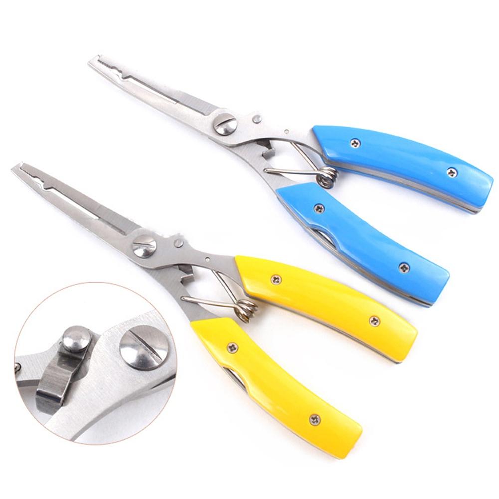 Multi-Functional Aluminium Alloy Fishing Pliers Stainless Steel Scissor Fish Hook Remover Braid Line Lure Cutter Tackle Tools