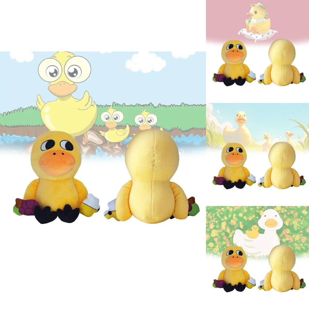 Adorable Yellow Duck Plushie Soft Stuffed Animal Made Of Cozy Pp Cotton For Kids