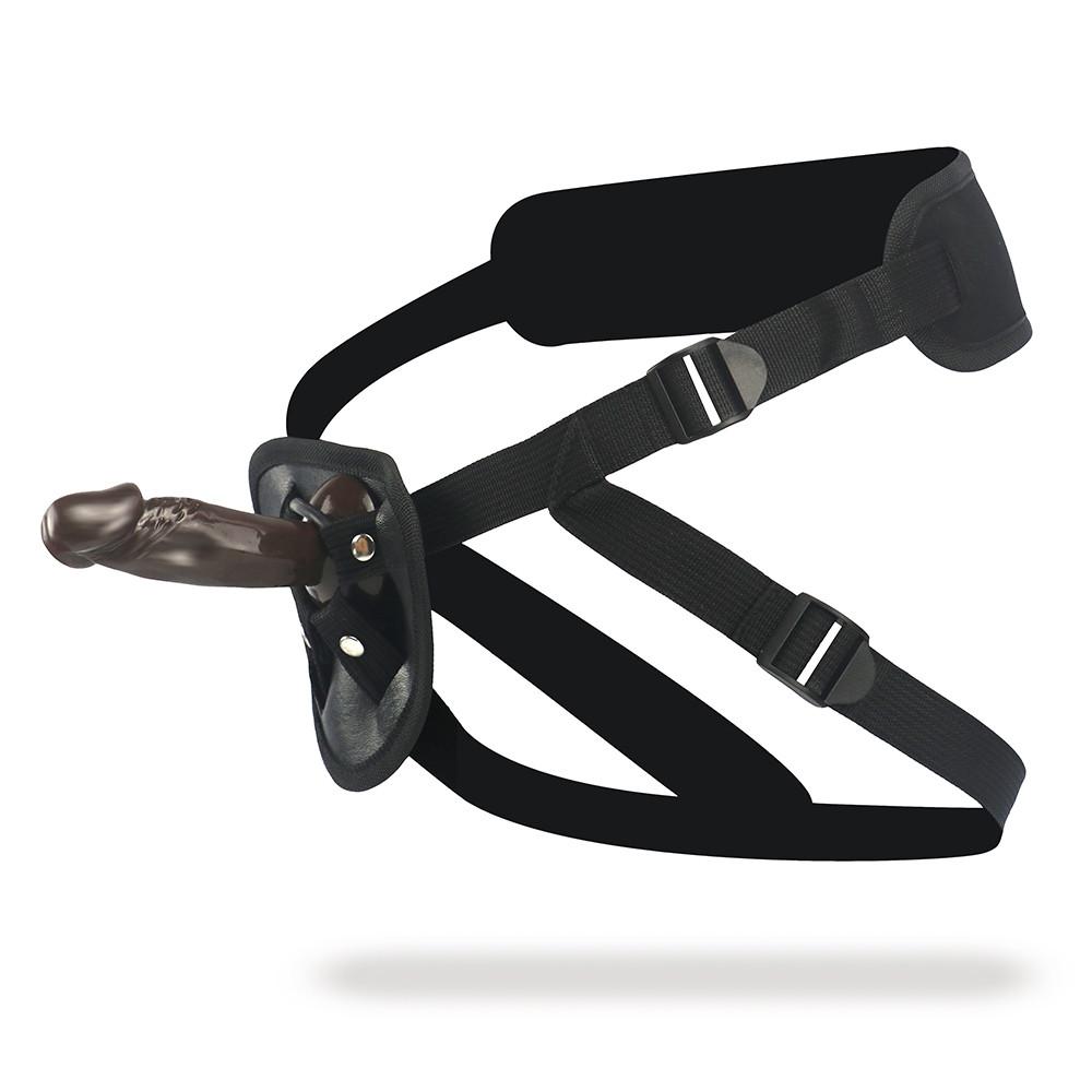 Strap On Penis Panties Black Leather Wearable Strapon Dildos Pants Sex Toys for Women Lesbian Gay Adult Game