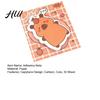 Glue-Free Sticky Pads 4 Pack Capybara Notepads, 30 Sheets Cute Self Cartoon Thick Paper Adhesive Notes Animal Memo Pads, for Office School Students