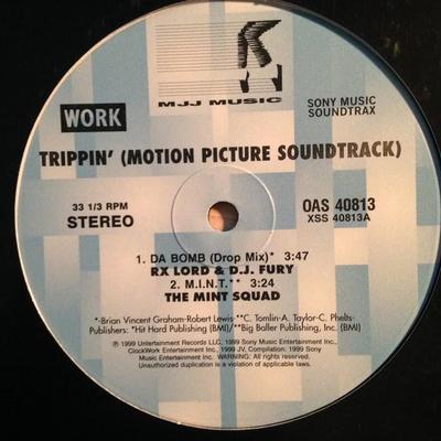 12inch Record VARIOUS - Trippin' (Motion Picture Soundtrack OAS40813 Untertainment R 1999 US Rap & Hip-Hop/R&B Used