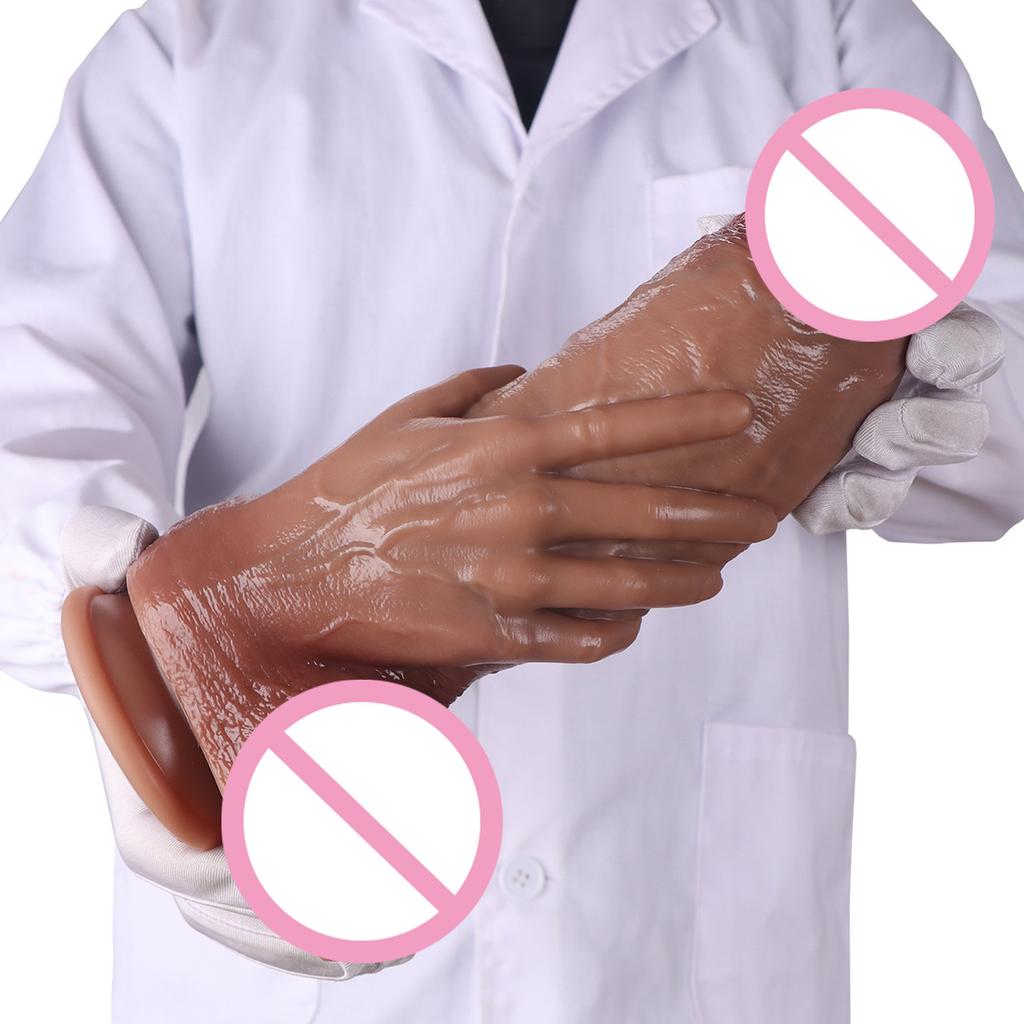 Handheld Dildo Weiblicher Super-Simulationspenis Erwachsenen-Sexprodukt Masturbator SM Grenzüberschreitendes Sexspielzeug
