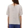 Women's European & American Style Summer Linen Lantern Sleeve Top