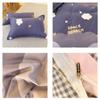Four-piece Bedding Cotton Quilt Cover Single and Double Cartoon Printing Mattress Cover Bedroom Bed Linen Quilt Cover