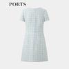 PORTS Women's 2025 Spring/Summer Short Sleeve Dress