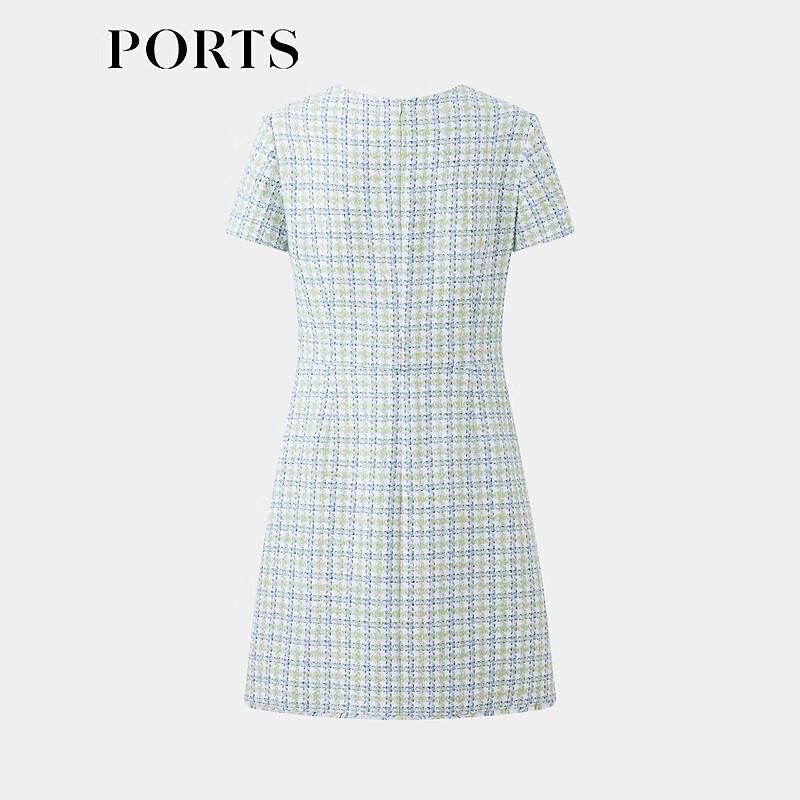 PORTS Women's 2025 Spring/Summer Short Sleeve Dress