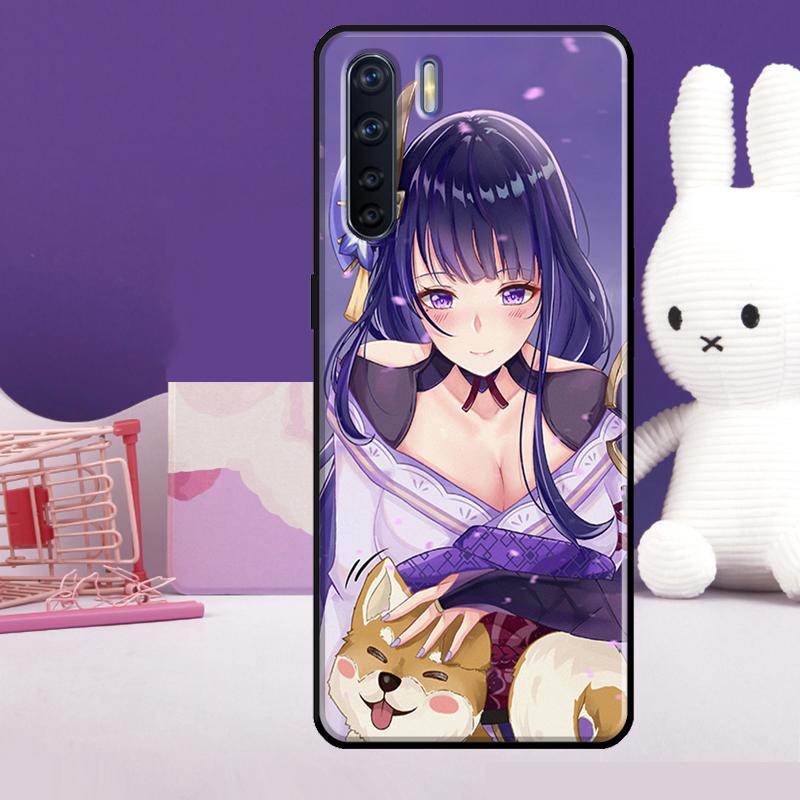 Genshin Impact Raiden Shogun Baal Case For Oppo A60 A80 A40 A77 A57 A17 A74 A54 A94 A78 A98 A18 A38 A58 A96 A76 A16 A15 A5 Pro