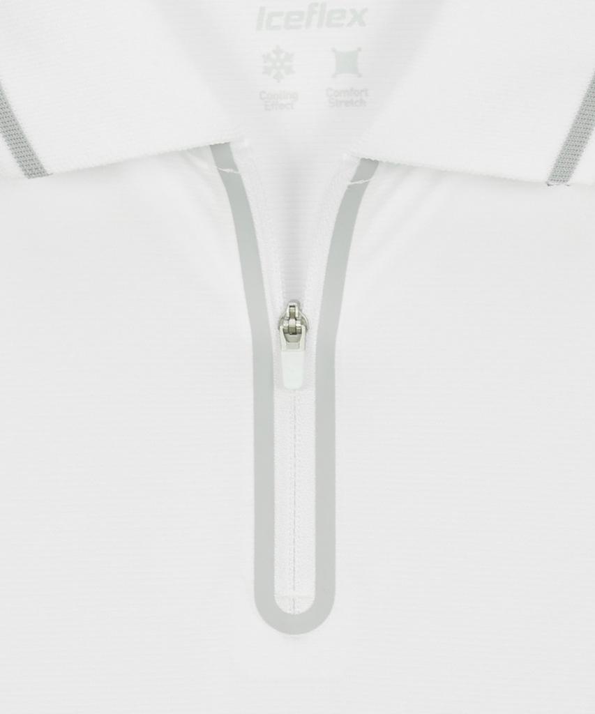 Noseupeiseu Nt7Ps12B Men'S Ice Flex Short Sleeve Polo White