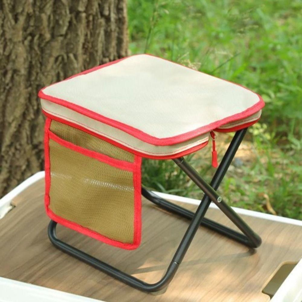 Wear-resistant Camping Folding Stool Strong Load-bearing Folding Handbag Stool Camping