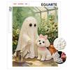 Frameless Pearl Bead Painting Kit Cute Ghost And Puppy Dog Design DIY Handmade Craft Canvas for Modern Home Wall Decor Art Work
