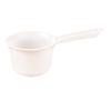 Kitchen Water Scoop Long Handle Plastic Ladle Bath Scoop Household Water Ladle Soup Dipper Garden Use White Serving Spoons
