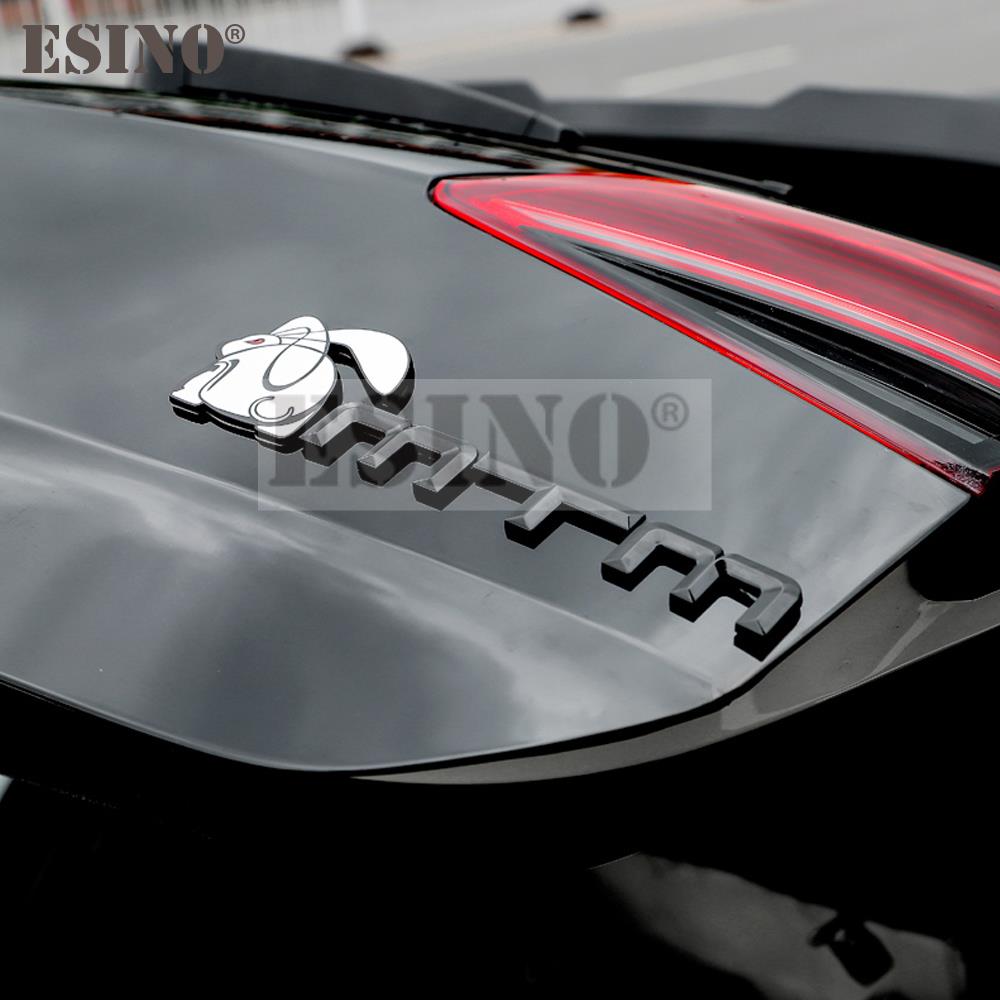 Stylizacja samochodu MTM Metalowa Naklejka z Klejem Odznaka Wodoodporna Karoseria Samochodu Zderzak Szyba Dekoracyjna Naklejka Wzór Winylowy Emblemat