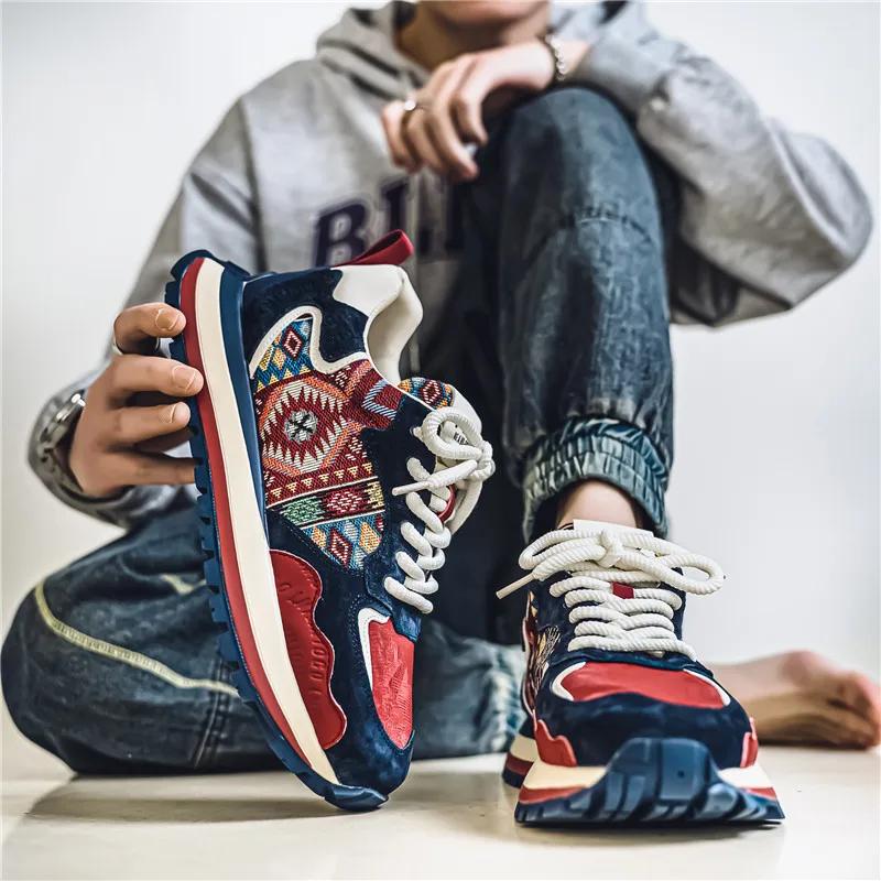 Casual Sneaker Loafers Men's Sneakers Fabric Sports and Leisure Soft and Comfortable Ventilate Non-Slip Shoes for Men Fashion