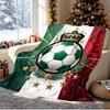 Club Santos Laguna Pattern Blanket for Home Decoration, Bed, Sofa, Car Travel, Camping, Suitable for All Seasons, Birthday Christmas Gift