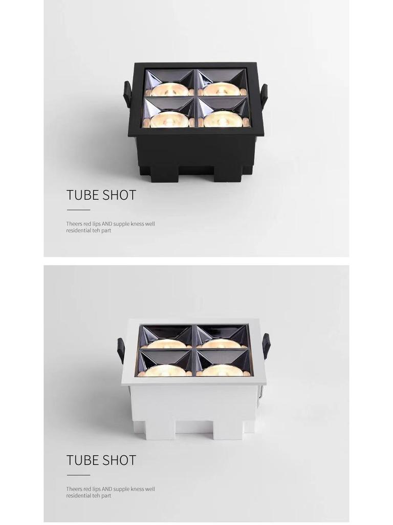 LED Strip Lights for Ceiling: Embedded Grille Spotlights for Hallway, Corridor, and Living Room