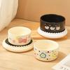 Cartoon Heated Pet Water Dispenser Constant Temperatur Intelligent Cat Heating Bowl Quiet Ceramics Heated Dog Water Bowl Indoor