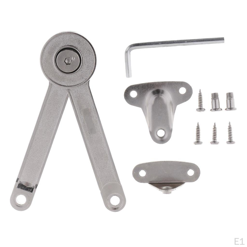Heavy Duty Lid Support Hinge Flexible Close Toy Box Drop Lids of Cabinets Cupboard