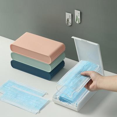 Pratical Mask Organizer Portable Mask Storage Box Moisture-proof Mask Box Multifunctional Paper Holder Jewelry Container