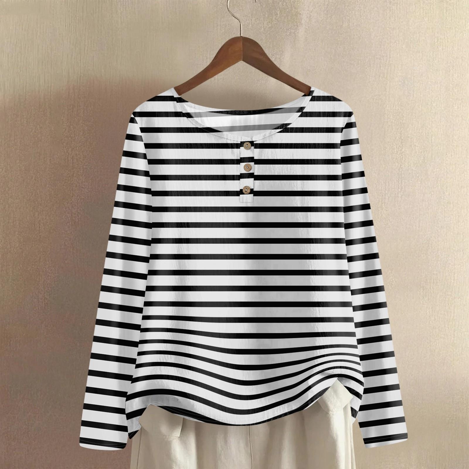 

Женская модная и повседневная рубашка с длинным рукавом, круглым вырезом, однотонная, из хлопка и льна, блузка-топ XXL